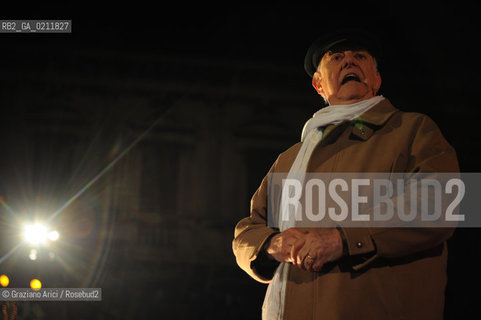 VENICE, 14.02.2009. THE NOBEL PRIZE IN LITERATURE DARIO FO © MARTABUSO/ARICI/GRAZIANERI LETTERATURA TEATRO