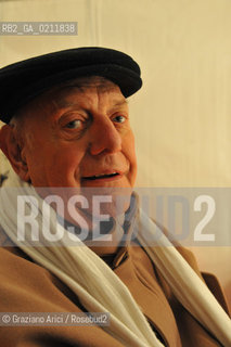 VENICE, 14.02.2009. THE NOBEL PRIZE IN LITERATURE DARIO FO ©Graziano Arici/Rosebud2 LETTERATURA TEATRO