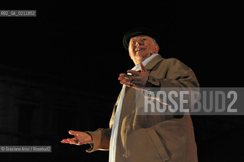 VENICE, 14.02.2009. THE NOBEL PRIZE IN LITERATURE DARIO FO ©Graziano Arici/Rosebud2 LETTERATURA TEATRO