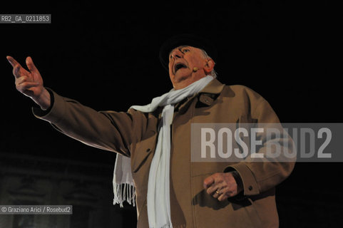 VENICE, 14.02.2009. THE NOBEL PRIZE IN LITERATURE DARIO FO ©Graziano Arici/Rosebud2 LETTERATURA TEATRO