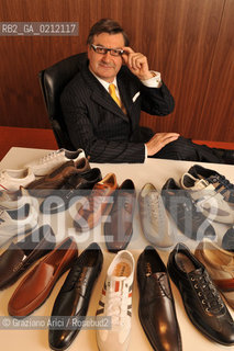 MONTEBELLUNA (TREVISO) - THE GEOX OWNER : YHE BUSINESSMAN MARIO MORETTI POLEGATO ©Graziano Arici/Rosebud2 SCARPE POLEGATO FABBRICA OPERAIO