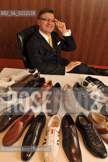 MONTEBELLUNA (TREVISO) - THE GEOX OWNER : YHE BUSINESSMAN MARIO MORETTI POLEGATO ©Graziano Arici/Rosebud2 SCARPE POLEGATO FABBRICA OPERAIO