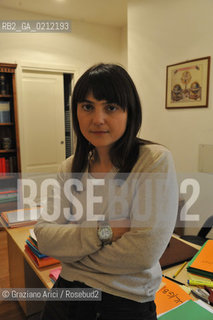 UDINE 28/03/09 - THE POLITIC MILITANT OF THE DEMOCRATIC PARTY DEBORA SERRACCHIANI IN HIS LAWER STUDIO ©Graziano Arici/Rosebud2 POLITICA PD PARTITO DEMOCRATICO