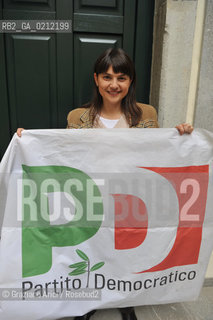 UDINE 28/03/09 - THE POLITIC MILITANT OF THE DEMOCRATIC PARTY DEBORA SERRACCHIANI ©Graziano Arici/Rosebud2 POLITICA PD PARTITO DEMOCRATICO