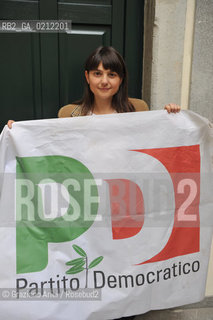 UDINE 28/03/09 - THE POLITIC MILITANT OF THE DEMOCRATIC PARTY DEBORA SERRACCHIANI ©Graziano Arici/Rosebud2 POLITICA PD PARTITO DEMOCRATICO
