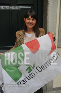 UDINE 28/03/09 - THE POLITIC MILITANT OF THE DEMOCRATIC PARTY DEBORA SERRACCHIANI ©Graziano Arici/Rosebud2 POLITICA PD PARTITO DEMOCRATICO