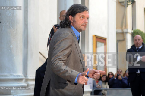 VENICE, 25.04.2009. SECOND WEDDING FOR THE ACTRESS SALMA HAYEK WITH THE FRENCH BUSINESSMAN FRANCOIS-HENRI PINAULT IN VENICE AT THE TEATRO LA FENICE:THE FILM DIRECTOR EMIR KUSTURIKA© MARTABUSO/ARICI/GRAZIANERI