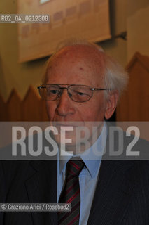 TREVISO 30/03/09 - THE REVISIONIST HISTORIAN ERNST NOLTE ©Graziano Arici/Rosebud2 STORICO REVISIONISTA EBREI