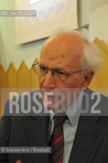 TREVISO 30/03/09 - THE REVISIONIST HISTORIAN ERNST NOLTE ©Graziano Arici/Rosebud2 STORICO REVISIONISTA EBREI