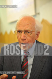 TREVISO 30/03/09 - THE REVISIONIST HISTORIAN ERNST NOLTE ©Graziano Arici/Rosebud2 STORICO REVISIONISTA EBREI