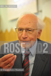 TREVISO 30/03/09 - THE REVISIONIST HISTORIAN ERNST NOLTE ©Graziano Arici/Rosebud2 STORICO REVISIONISTA EBREI