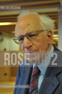 TREVISO 30/03/09 - THE REVISIONIST HISTORIAN ERNST NOLTE ©Graziano Arici/Rosebud2 STORICO REVISIONISTA EBREI