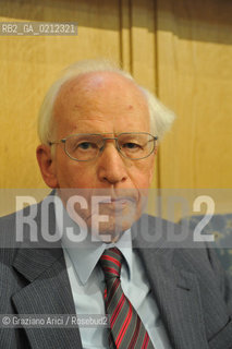 TREVISO 30/03/09 - THE REVISIONIST HISTORIAN ERNST NOLTE ©Graziano Arici/Rosebud2 STORICO REVISIONISTA EBREI