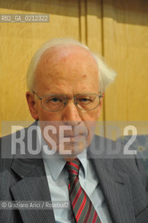 TREVISO 30/03/09 - THE REVISIONIST HISTORIAN ERNST NOLTE ©Graziano Arici/Rosebud2 STORICO REVISIONISTA EBREI