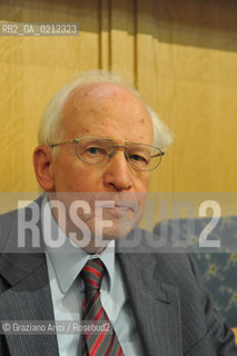 TREVISO 30/03/09 - THE REVISIONIST HISTORIAN ERNST NOLTE ©Graziano Arici/Rosebud2 STORICO REVISIONISTA EBREI