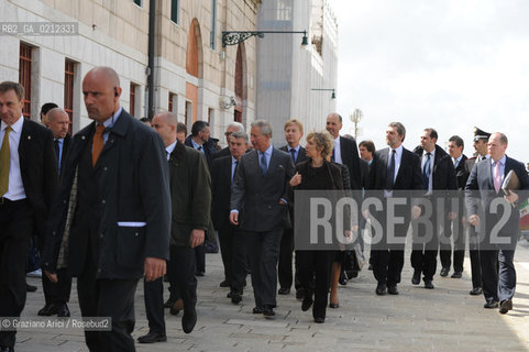 VENICE 28/04/09 - CHARLES, THE PRINCE OF WALES VISITING VENICE © MARTA BUSO/ARICI/GRAZIA NERI PRINCIPE NOBILE GALLES