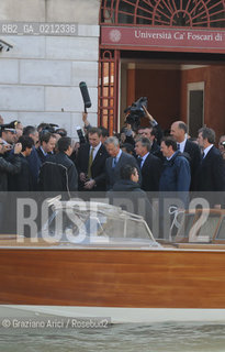 VENICE 28/04/09 - CHARLES, THE PRINCE OF WALES VISITING VENICE © MARTA BUSO/ARICI/GRAZIA NERI PRINCIPE NOBILE GALLES