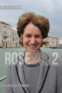 VENICE 23/04/09 - THE PROFESSOR OF GEORGETOWN UNIVERSITY KATHLEEN KENNEDY TOWSEND, GAUGHTER OF BOB KENNEDY ©Graziano Arici/Rosebud2 ECOLOGIA FISICA