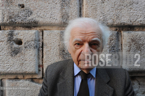 VENEZIA,21.05.2009. PORTRAIT OF THE WRITER, INTELLECTUAL AND POET YVES BONNEFOY © MARTABUSO/ARICI/GRAZIANERI LETTERATURA