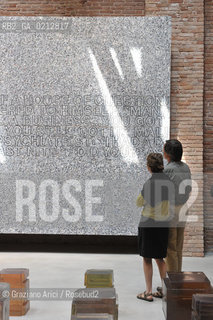 05.06.2009. THE NEW CONTEMPORARY ART CENTRE- FRANCOIS PINAULT FOUNDATION AT PUNTA DELLA DOGANA : THE NEW MODERN ART MUSEUM IN VENICE ©Graziano Arici/Rosebud2 ARTE MUSEO
