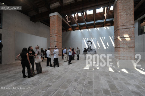 05.06.2009. THE NEW CONTEMPORARY ART CENTRE- FRANCOIS PINAULT FOUNDATION AT PUNTA DELLA DOGANA : THE NEW MODERN ART MUSEUM IN VENICE - RUDOLF STINGEL WORKS ©Graziano Arici/Rosebud2 ARTE MUSEO
