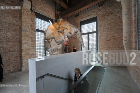 05.06.2009. THE NEW CONTEMPORARY ART CENTRE- FRANCOIS PINAULT FOUNDATION AT PUNTA DELLA DOGANA : THE NEW MODERN ART MUSEUM IN VENICE - MARK HANDFORTH ©Graziano Arici/Rosebud2 ARTE MUSEO