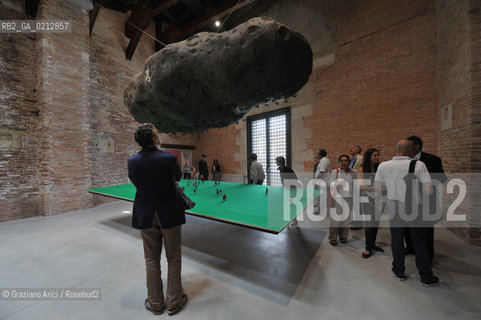 05.06.2009. THE NEW CONTEMPORARY ART CENTRE- FRANCOIS PINAULT FOUNDATION AT PUNTA DELLA DOGANA : THE NEW MODERN ART MUSEUM IN VENICE - HUANG YONG PING WORK ©Graziano Arici/Rosebud2 ARTE MUSEO