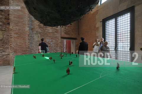 05.06.2009. THE NEW CONTEMPORARY ART CENTRE- FRANCOIS PINAULT FOUNDATION AT PUNTA DELLA DOGANA : THE NEW MODERN ART MUSEUM IN VENICE - HUANG YONG PING WORK ©Graziano Arici/Rosebud2 ARTE MUSEO