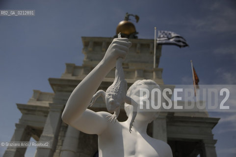 VENICE,03.06.2009. OPENING OF THE NEW CONTEMPORARY ART CENTRE- FRANCOIS PINAULT FOUNDATION AT PUNTA DELLA DOGANA: THE BOY WITH THE FROG BY CHARLES RAY AT THE INAUGURAL EXHIBITION MAPPING THE STUDIO© MARTABUSO/ARICI/GRAZIANERI