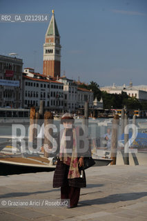 VENICE,04.06.2009.  THE OPENING OF THE NEW CONTEMPORARY ART CENTRE- FRANCOIS PINAULT FOUNDATION AT PUNTA DELLA DOGANA.EXHIBITION MAPPING THE STUDIO. THE MOVIE DIRECTOR AGNES VARDA..© MARTABUSO/ARICI/GRAZIANERI