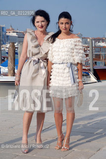 © 03/06/09 - - Venezia - Museo Punta della Dogana - Red Carpet - Luisa Beccaria - Lucilla Bonaccorsi ©Graziano Arici/Rosebud2