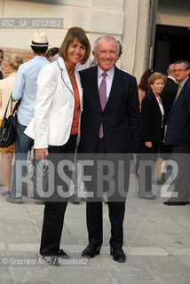 © 03/06/09 - - Venezia - Museo Punta della Dogana - Red Carpet - Christine Albanel - Francois Pinault ©Graziano Arici/Rosebud2