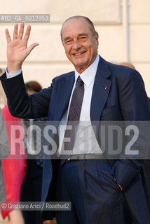 © 03/06/09 - - Venezia - Museo Punta della Dogana - Red Carpet -  Jacques Chirac ©Graziano Arici/Rosebud2