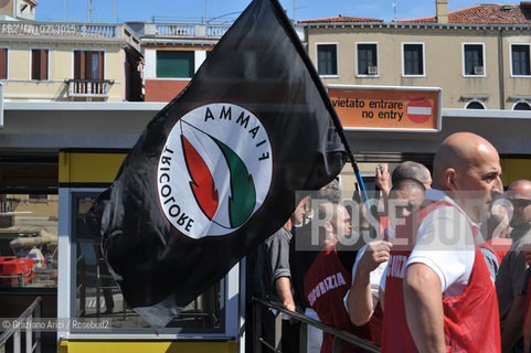 VENEZIA 30/05/09 - DEMONSTRATION OF THE PARTY MOVIMENTO SOCIALE FIAMMA TRICOLORE IN VENICE ©Graziano Arici/Rosebud2 FASCISTI FASCISMO DESTRA