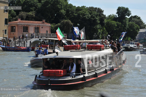VENEZIA 30/05/09 - DEMONSTRATION OF THE PARTY MOVIMENTO SOCIALE FIAMMA TRICOLORE IN VENICE ©Graziano Arici/Rosebud2 FASCISTI FASCISMO DESTRA
