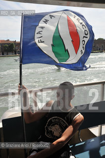 VENEZIA 30/05/09 - DEMONSTRATION OF THE PARTY MOVIMENTO SOCIALE FIAMMA TRICOLORE IN VENICE ©Graziano Arici/Rosebud2 FASCISTI FASCISMO DESTRA