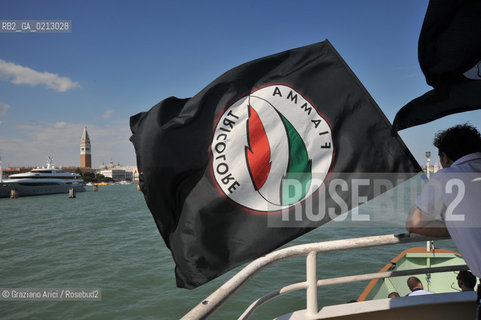 VENEZIA 30/05/09 - DEMONSTRATION OF THE PARTY MOVIMENTO SOCIALE FIAMMA TRICOLORE IN VENICE ©Graziano Arici/Rosebud2 FASCISTI FASCISMO DESTRA