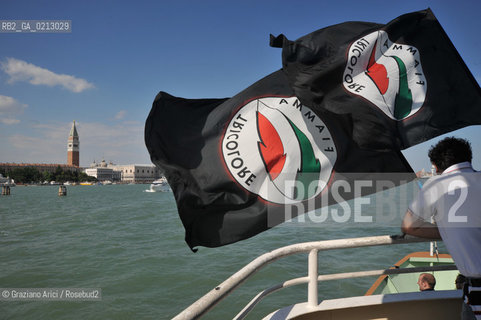 VENEZIA 30/05/09 - DEMONSTRATION OF THE PARTY MOVIMENTO SOCIALE FIAMMA TRICOLORE IN VENICE ©Graziano Arici/Rosebud2 FASCISTI FASCISMO DESTRA