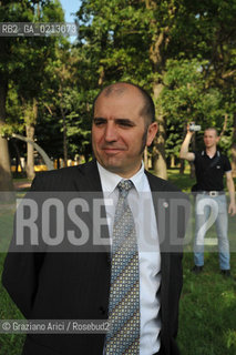 VENEZIA 30/05/09 - DEMONSTRATION OF THE PARTY MOVIMENTO SOCIALE FIAMMA TRICOLORE IN VENICE THE LEADER PIERO PUSCHIAVO ©Graziano Arici/Rosebud2 FASCISTI FASCISMO DESTRA