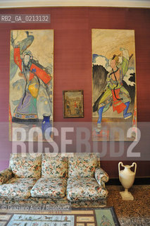 VENICE 21/06/09 - THE FASHION DESIGNER PIERRE CARDIN IN HIS PALACE IN VENICE CA BRAGADIN  : THE PALACE IN THE 18TH CENTURY WAS THE PALACE WHERE LIVED THE WELL KNOWN LIBERTINE GIACOMO CASANOVA  ©Graziano Arici/Rosebud2 MODA STILISTA