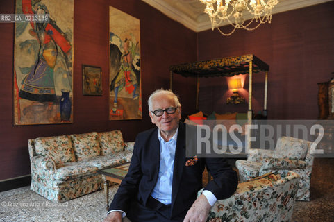 VENICE 21/06/09 - THE FASHION DESIGNER PIERRE CARDIN IN HIS PALACE IN VENICE CA BRAGADIN  : THE PALACE IN THE 18TH CENTURY WAS THE PALACE WHERE LIVED THE WELL KNOWN LIBERTINE GIACOMO CASANOVA  ©Graziano Arici/Rosebud2 MODA STILISTA