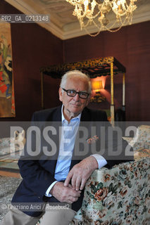 VENICE 21/06/09 - THE FASHION DESIGNER PIERRE CARDIN IN HIS PALACE IN VENICE CA BRAGADIN  : THE PALACE IN THE 18TH CENTURY WAS THE PALACE WHERE LIVED THE WELL KNOWN LIBERTINE GIACOMO CASANOVA  ©Graziano Arici/Rosebud2 MODA STILISTA