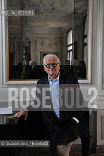 VENICE 21/06/09 - THE FASHION DESIGNER PIERRE CARDIN IN HIS PALACE IN VENICE CA BRAGADIN  : THE PALACE IN THE 18TH CENTURY WAS THE PALACE WHERE LIVED THE WELL KNOWN LIBERTINE GIACOMO CASANOVA  ©Graziano Arici/Rosebud2 MODA STILISTA