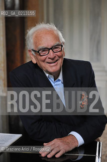 VENICE 21/06/09 - THE FASHION DESIGNER PIERRE CARDIN IN HIS PALACE IN VENICE CA BRAGADIN  : THE PALACE IN THE 18TH CENTURY WAS THE PALACE WHERE LIVED THE WELL KNOWN LIBERTINE GIACOMO CASANOVA  ©Graziano Arici/Rosebud2 MODA STILISTA