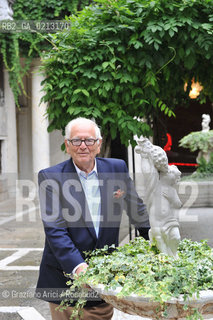 VENICE 21/06/09 - THE FASHION DESIGNER PIERRE CARDIN IN HIS PALACE IN VENICE CA BRAGADIN  : THE PALACE IN THE 18TH CENTURY WAS THE PALACE WHERE LIVED THE WELL KNOWN LIBERTINE GIACOMO CASANOVA  ©Graziano Arici/Rosebud2 MODA STILISTA