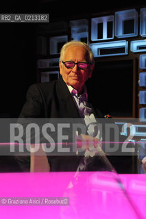 VENICE 21/06/09 - THE FASHION DESIGNER PIERRE CARDIN IN THE SHOW -ROOM OF HIS FORNITURE IN HIS PALACE IN VENICE CA BRAGADIN  : THE PALACE IN THE 18TH CENTURY WAS THE PALACE WHERE LIVED THE WELL KNOWN LIBERTINE GIACOMO CASANOVA  ©Graziano Arici/Rosebud2 MODA STILISTA