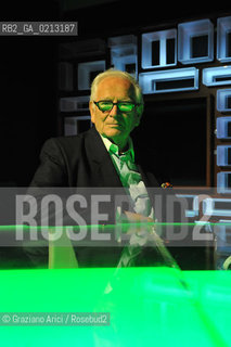 VENICE 21/06/09 - THE FASHION DESIGNER PIERRE CARDIN IN THE SHOW -ROOM OF HIS FORNITURE IN HIS PALACE IN VENICE CA BRAGADIN  : THE PALACE IN THE 18TH CENTURY WAS THE PALACE WHERE LIVED THE WELL KNOWN LIBERTINE GIACOMO CASANOVA  ©Graziano Arici/Rosebud2 MODA STILISTA