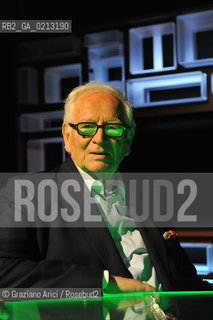 VENICE 21/06/09 - THE FASHION DESIGNER PIERRE CARDIN IN THE SHOW -ROOM OF HIS FORNITURE IN HIS PALACE IN VENICE CA BRAGADIN  : THE PALACE IN THE 18TH CENTURY WAS THE PALACE WHERE LIVED THE WELL KNOWN LIBERTINE GIACOMO CASANOVA  ©Graziano Arici/Rosebud2 MODA STILISTA