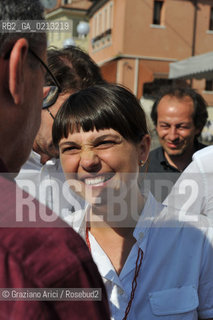 VENEZIA - MESTRE 14/06/09 -THE DEMOCRATIC PARTY PD POLITIC LEADER DEBORA SERRACCHIANI ©Graziano Arici/Rosebud2 POLITICA