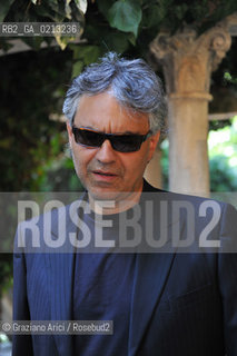 VENICE 30/06/09 - THE SINGER ANDREA BOCELLI IN VENICE - ©Graziano Arici/Rosebud2 CANTANTE MUSICA POP LIRICA